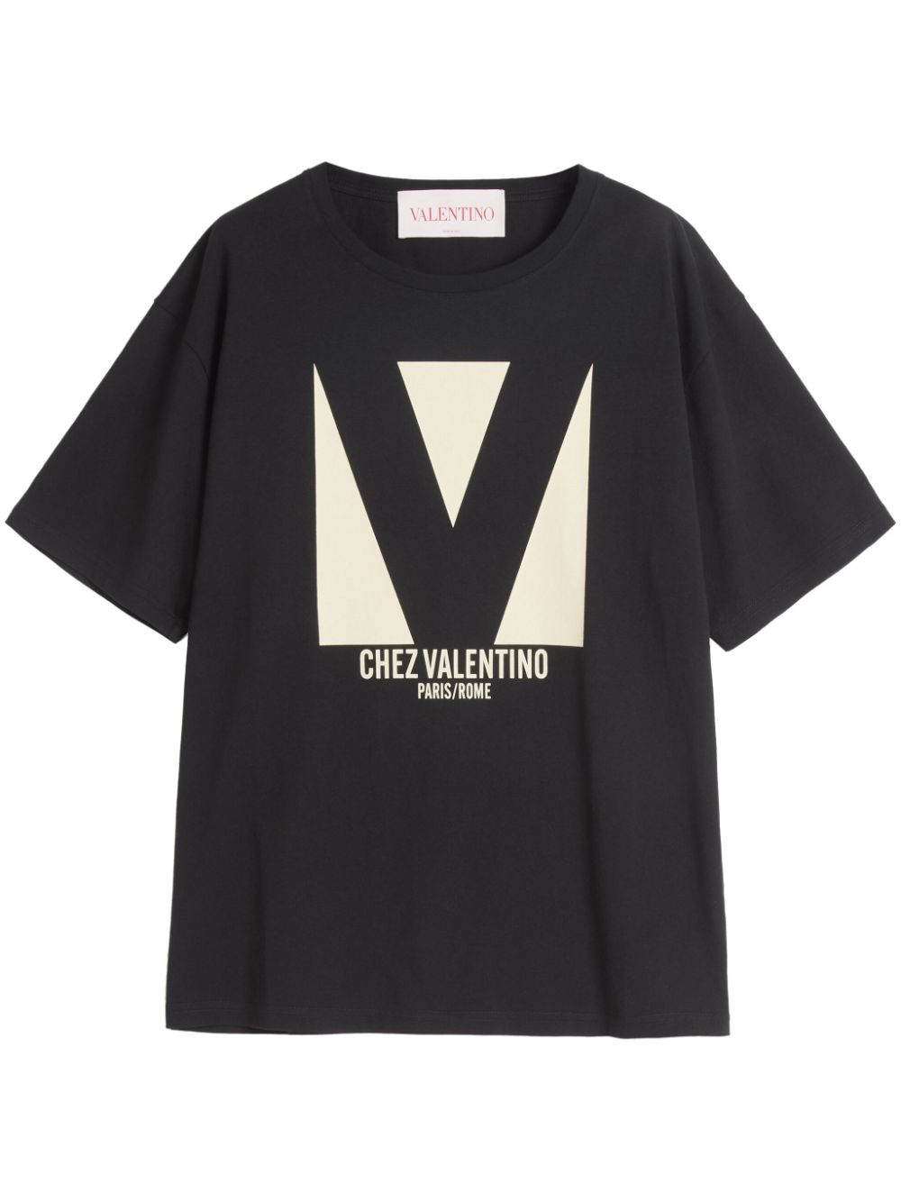 BMG24H95W0NO CHEZ VALENTINO 코튼 티셔츠